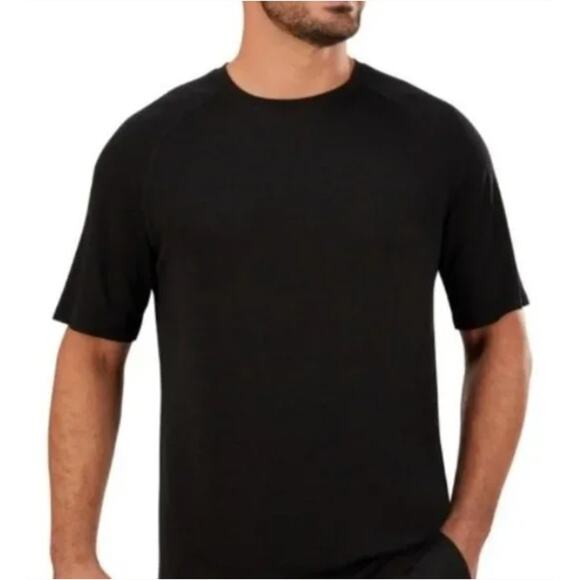 Member's Mark Men Work It Out Tee Black Soot Heather Small - Picture 1 of 5